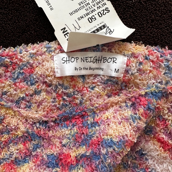 Multicolor Star Pattern Sweater - Picture 3 of 3